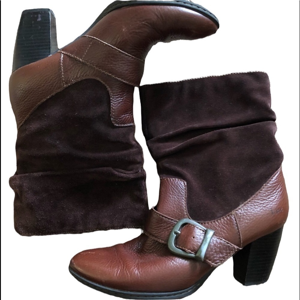 boc Leather slouch boots